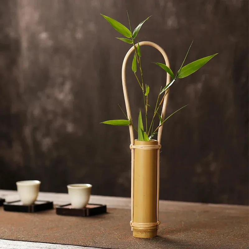 Minimalist Natural Bamboo Vase