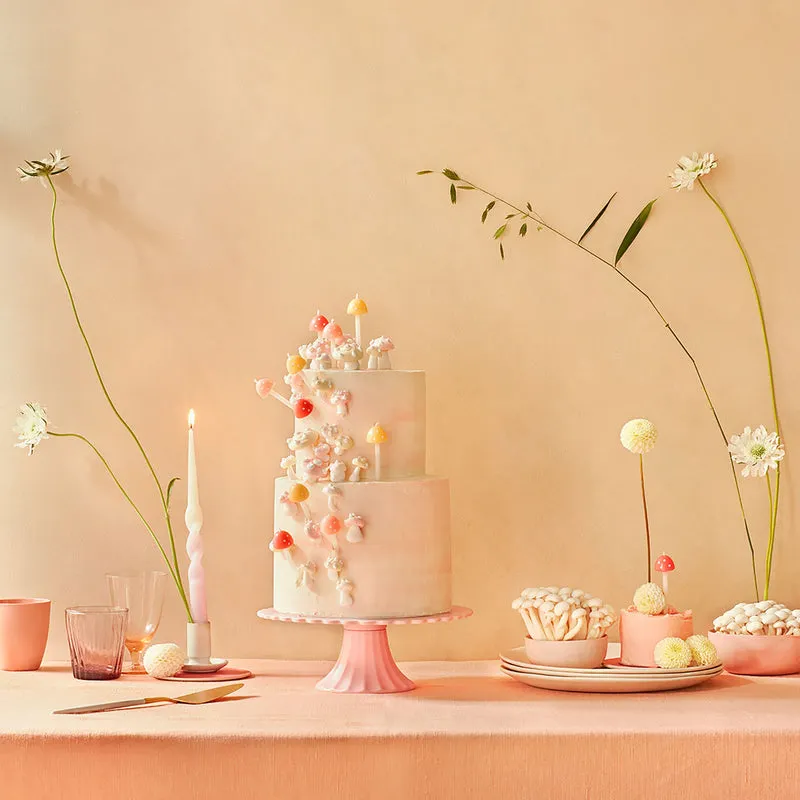 Mushroom Birthday Candles (x6)