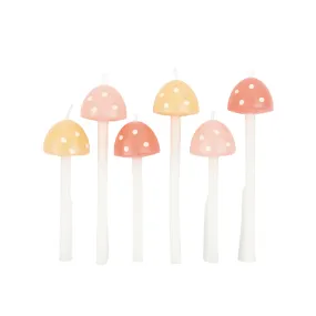 Mushroom Birthday Candles