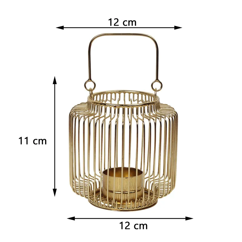 Nebula Tealight Candle Holder - Gold