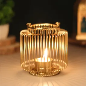 Nebula Tealight Candle Holder - Gold