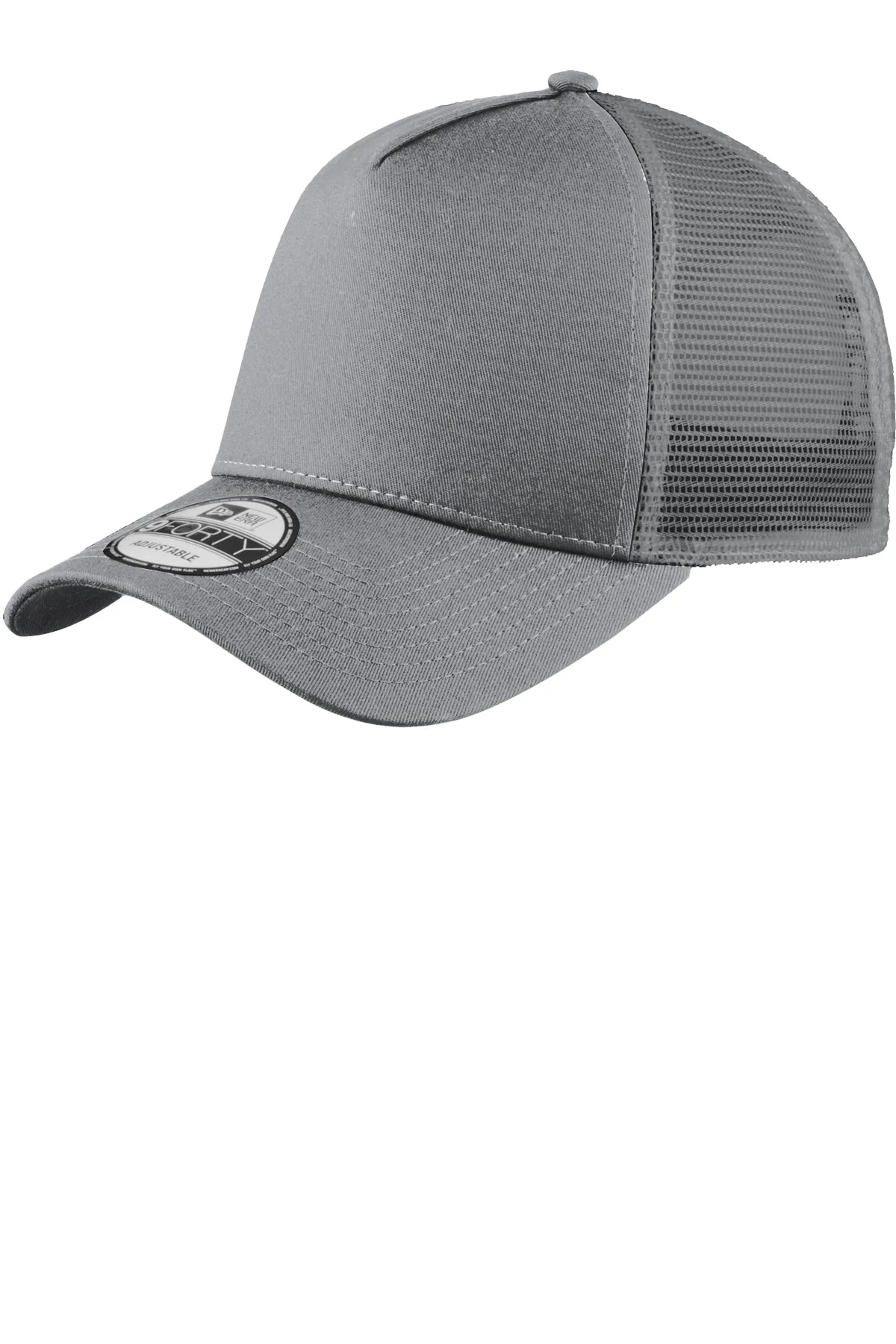 New Era Snapback Trucker Customized Caps, Grey/ Grey