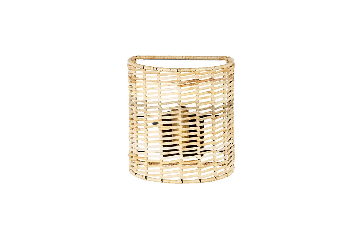 Nkuku Noko Rattan Wall Lamp