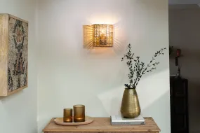 Nkuku Noko Rattan Wall Lamp