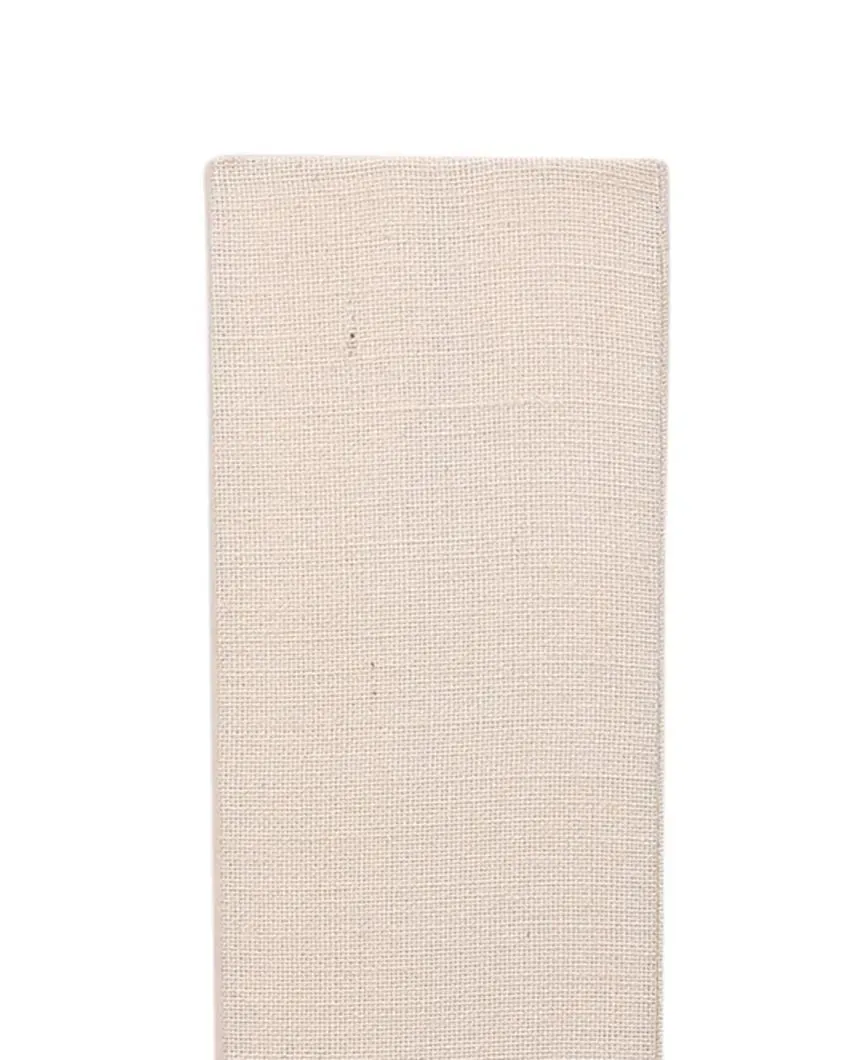 Old Fashion Jute Square Natural Wood Floor Lamp | 2.8 Feet