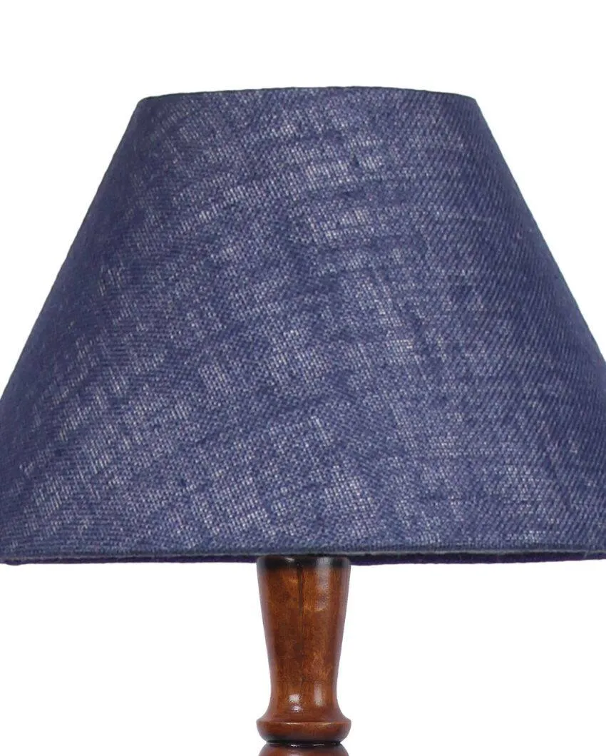Old fashioned Jute Conical Wooden Floor Lamp | 14 X 56 inches