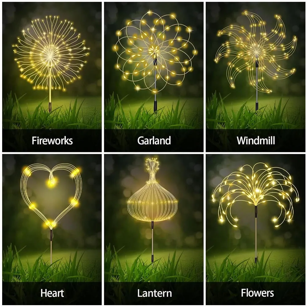 Outdoor Decorative Firework Solar Lights At-21