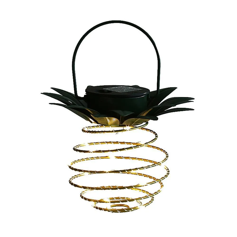 Outdoor Waterproof Garden Pineapple Solar Lights