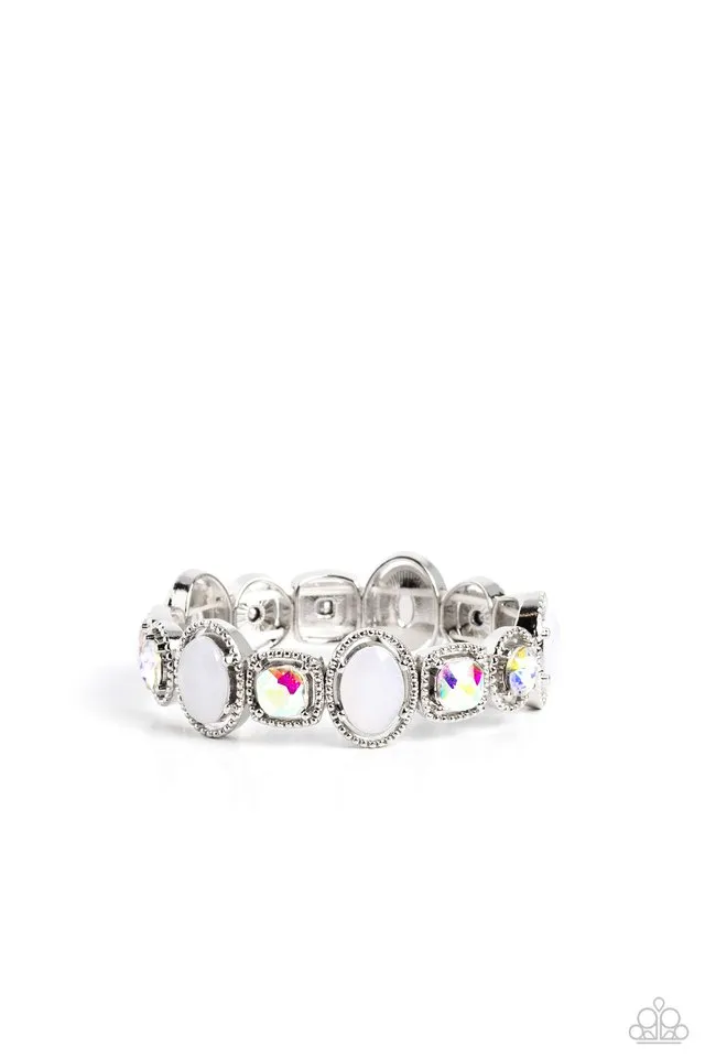 Paparazzi Bracelet ~ Fashion Fairy Tale - White