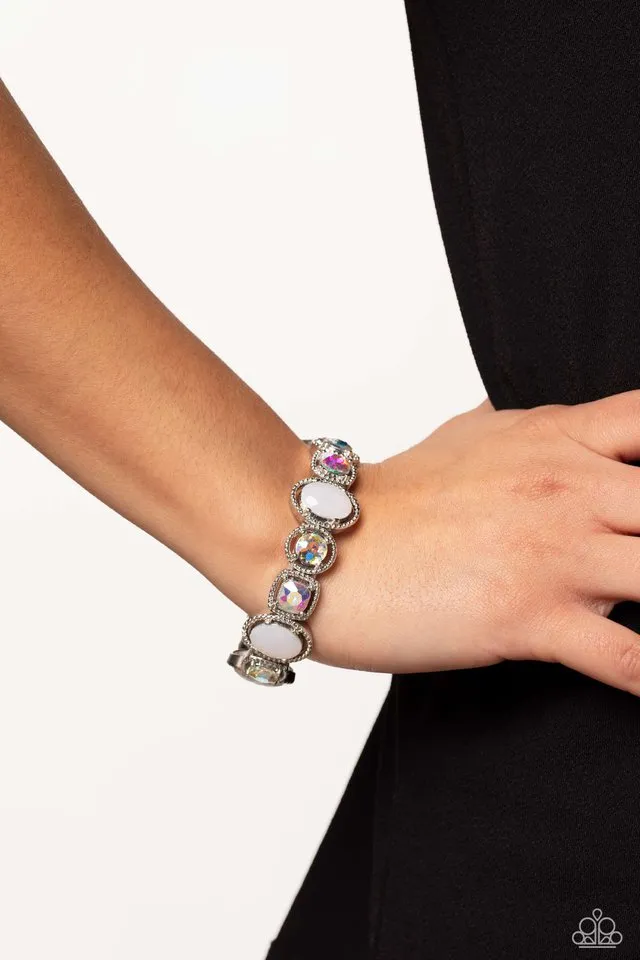 Paparazzi Bracelet ~ Fashion Fairy Tale - White
