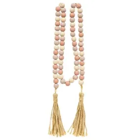 Pastel Spring Wood Bead Garland 60"