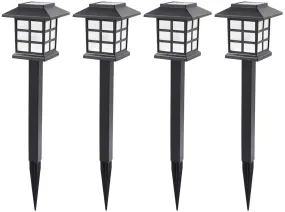 Permande 8 Pack Solar Pathway Lights Outdoor, Solar Powered Garden Lights, Waterproof Led Path Lights for Lawn, Landscape, Path, Yard, Patio, Driveway, Walkway