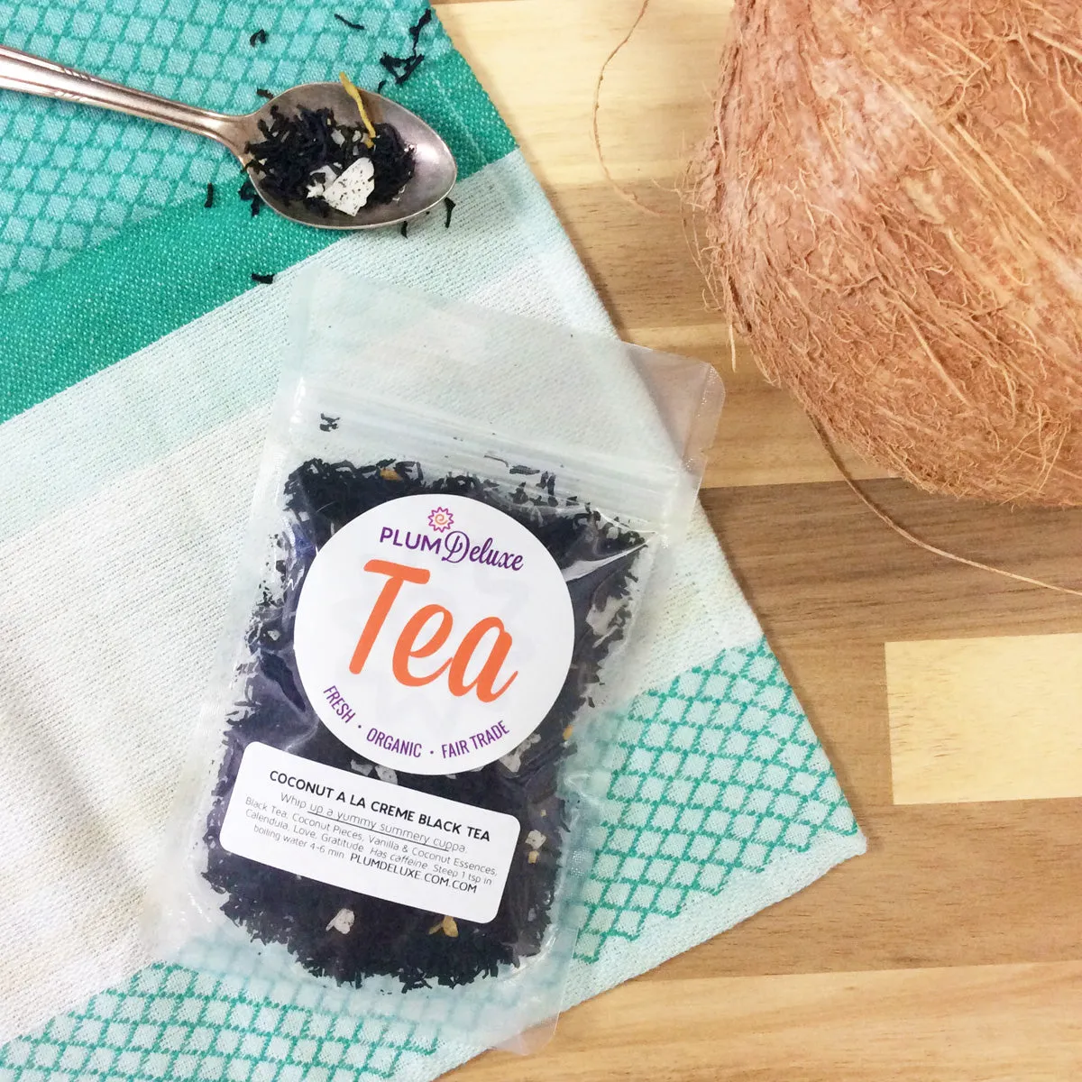 Plum Deluxe Tea Coconut A La Creme Black Tea