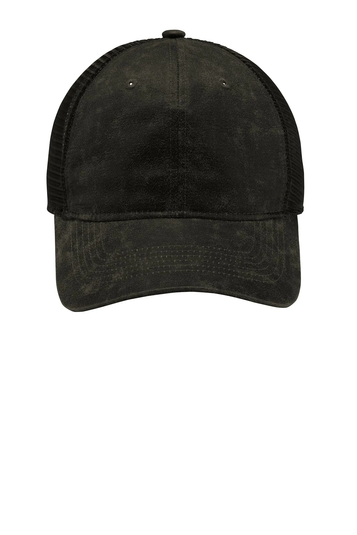 Port Authority Pigment Print Mesh Back Branded Caps, Olive
