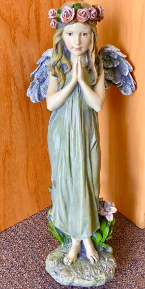 Praying Angel 18.5" Indoor/Outdoor Garden Statue