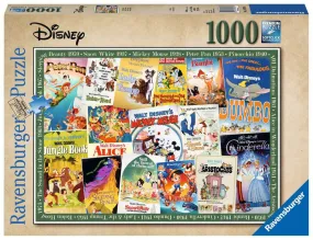 Ravensburger: 1000 PCS Puzzle - Disney Vintage Movie Posters