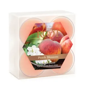 Root Candles Tea Lights - Peach Blossom Box of 8