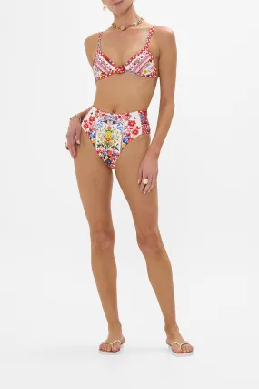 RUCHED SIDE PANT FAITH, LUCK & JUSTICE