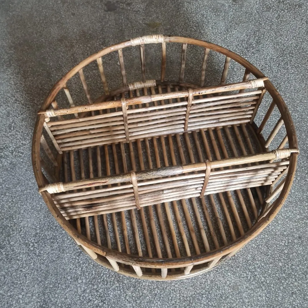 Sawana Round Rattan Hanging Shelf