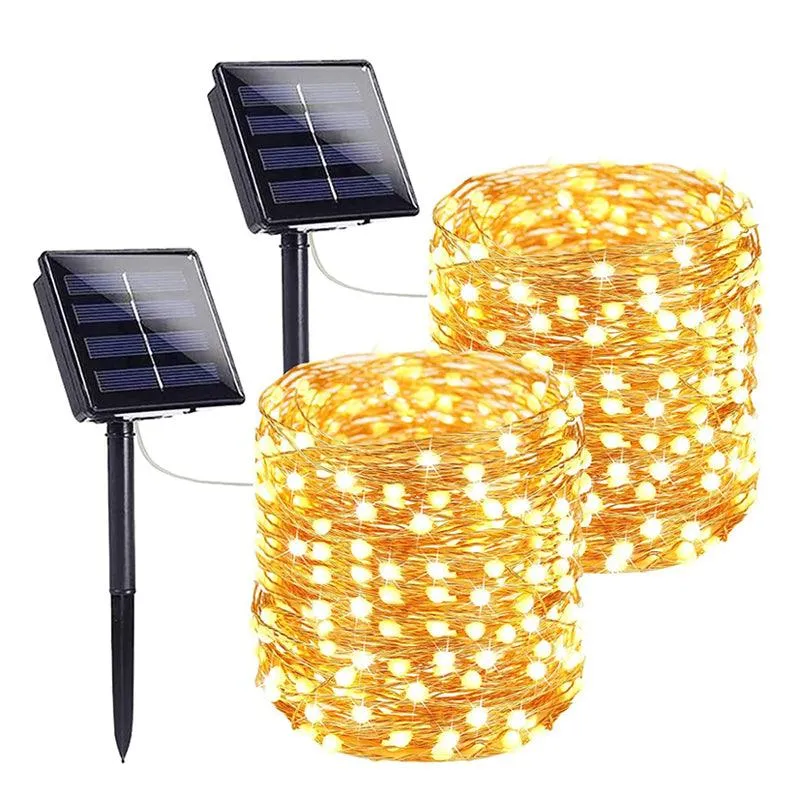 Solar Christmas Lights - Eco-Friendly Decoration Festive Charm