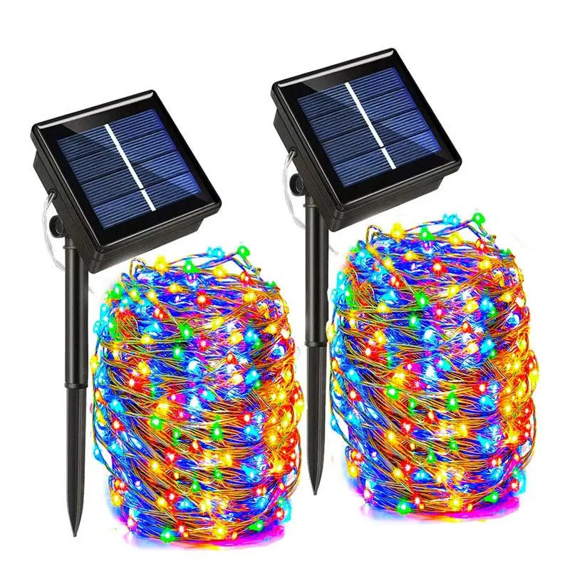Solar Christmas Lights - Eco-Friendly Decoration Festive Charm