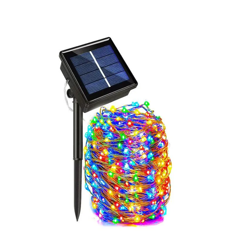 Solar Christmas Lights - Eco-Friendly Decoration Festive Charm