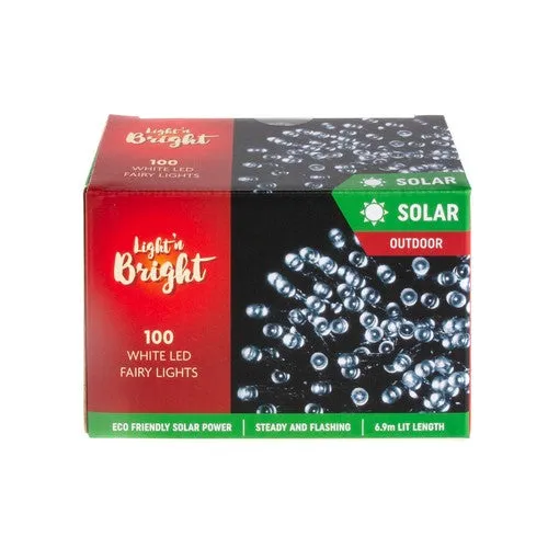 Solar Fairy Lights - White