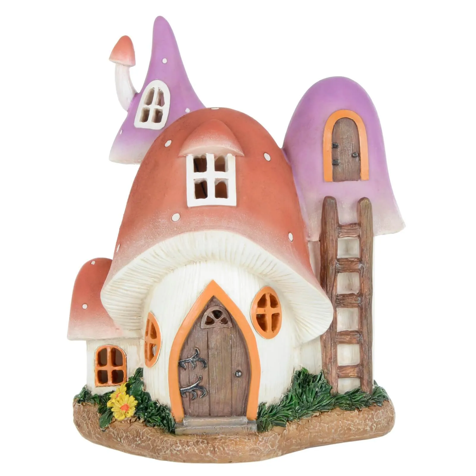 Solar Garden Decoration LED Light Up House Outdoor Ornament