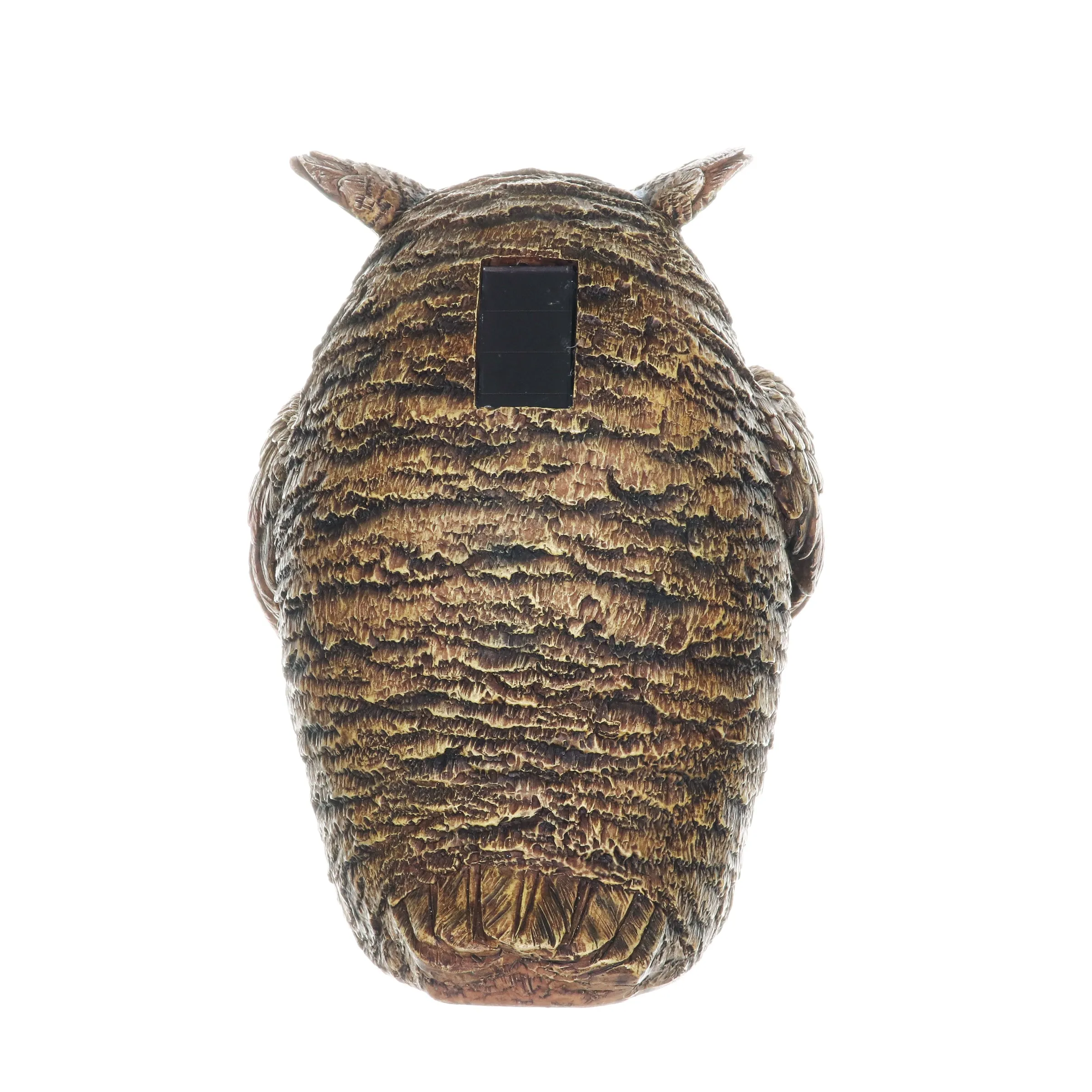 Solar Owl Reading a Book Garden Statue, 7 Inches