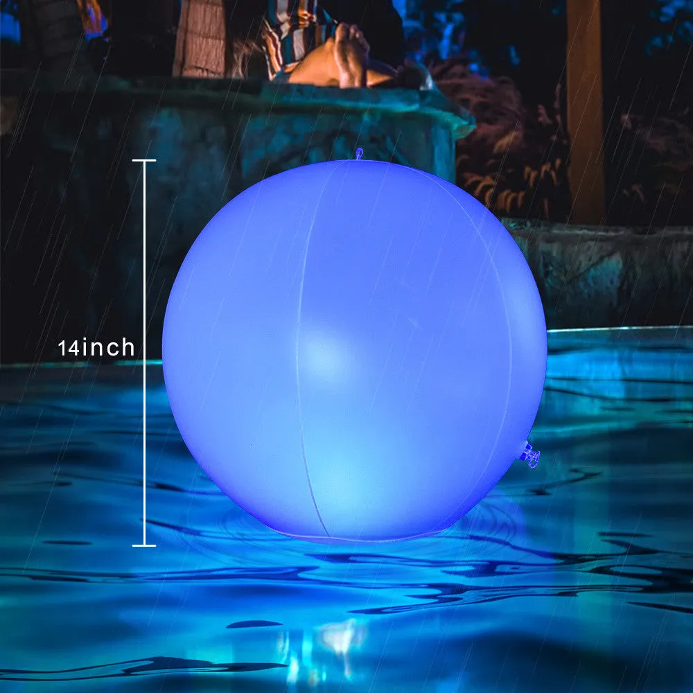 Solar Powered Inflatable LED Floating Ball(1 Pack)
