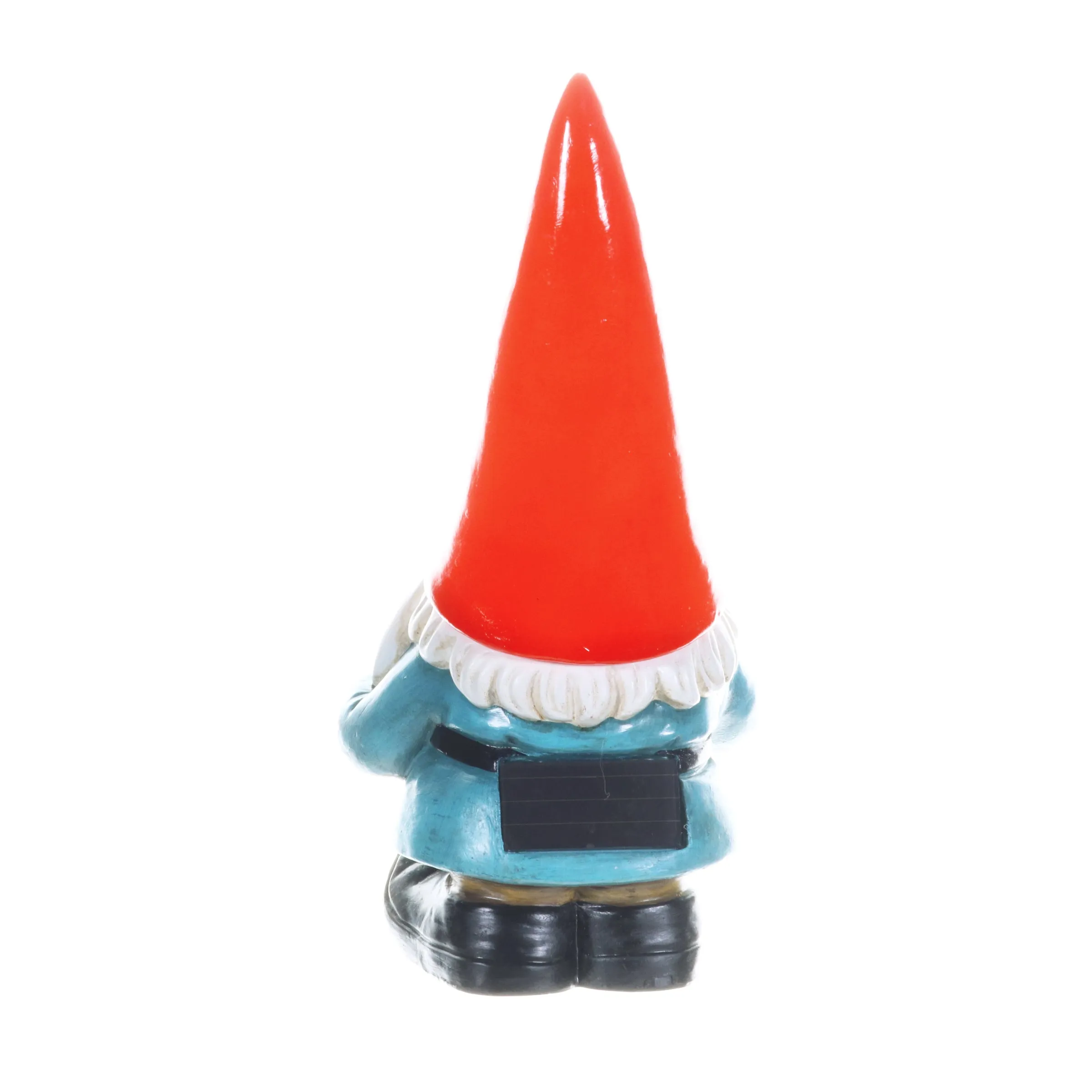 Solar Red Hat Garden Gnome with Watering Can Statuary, 6.5 by 12.5 Inch