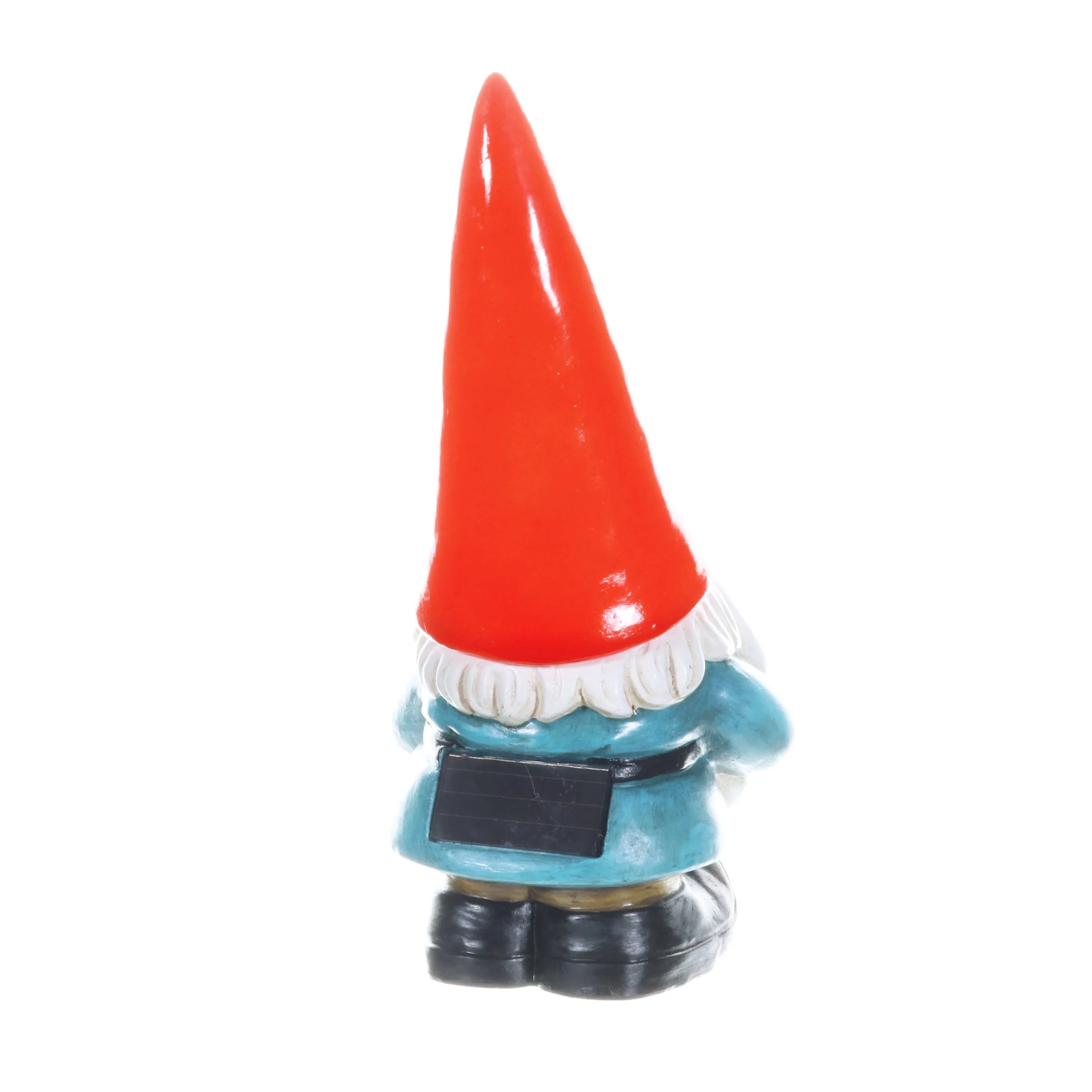 Solar Red Hat Garden Gnome with Watering Can Statuary, 6.5 by 12.5 Inch