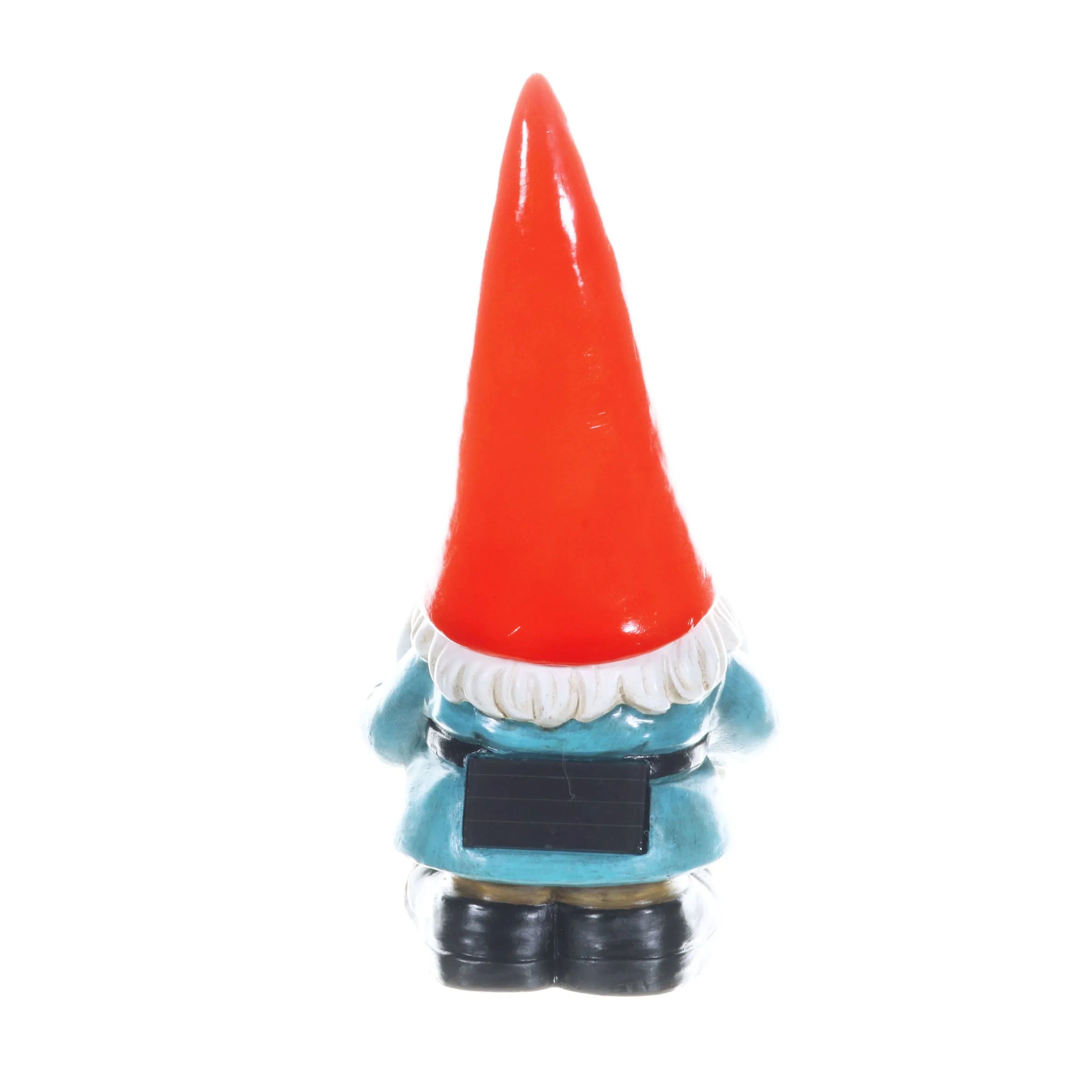 Solar Red Hat Garden Gnome with Watering Can Statuary, 6.5 by 12.5 Inch