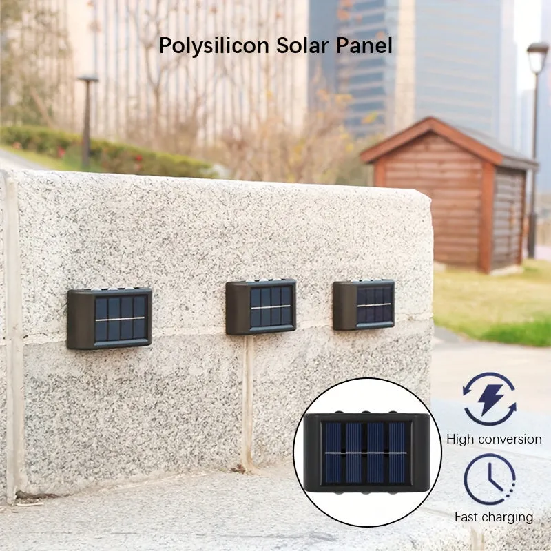 Solar Waterproof Outdoor Wall Lights Illuminate Your Garden Brightly