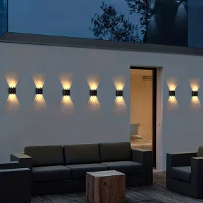 Solar Waterproof Outdoor Wall Lights Illuminate Your Garden Brightly