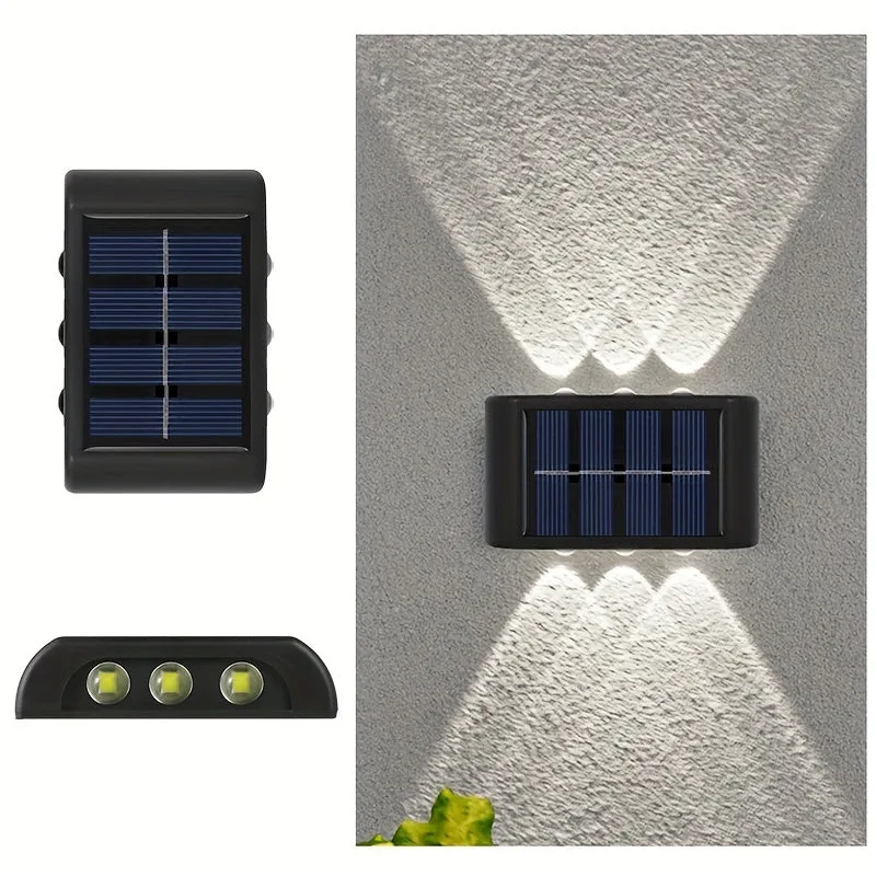 Solar Waterproof Outdoor Wall Lights Illuminate Your Garden Brightly