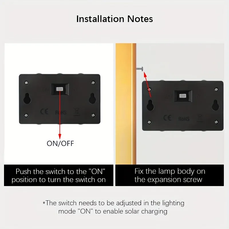 Solar Waterproof Outdoor Wall Lights Illuminate Your Garden Brightly
