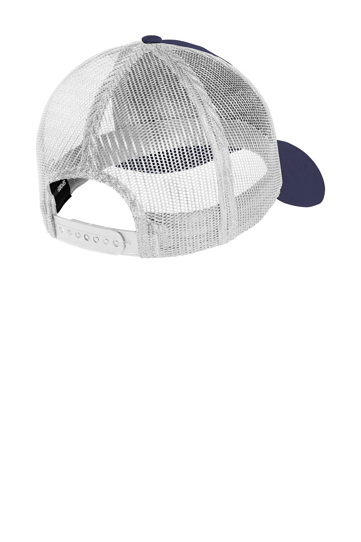 Sport-Tek PosiCharge Competitor Custom Mesh Back Caps, True Navy/ White