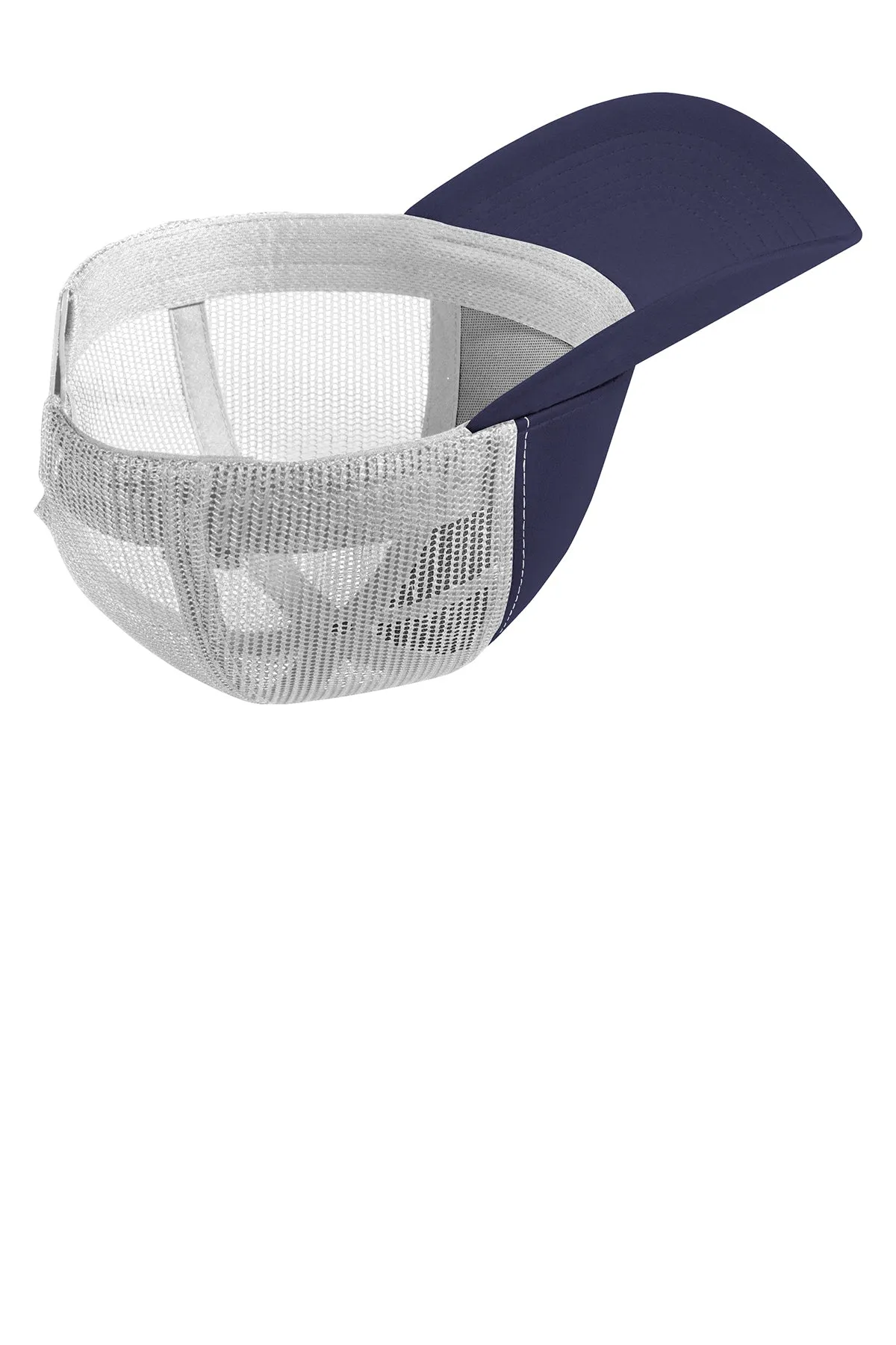 Sport-Tek PosiCharge Competitor Custom Mesh Back Caps, True Navy/ White