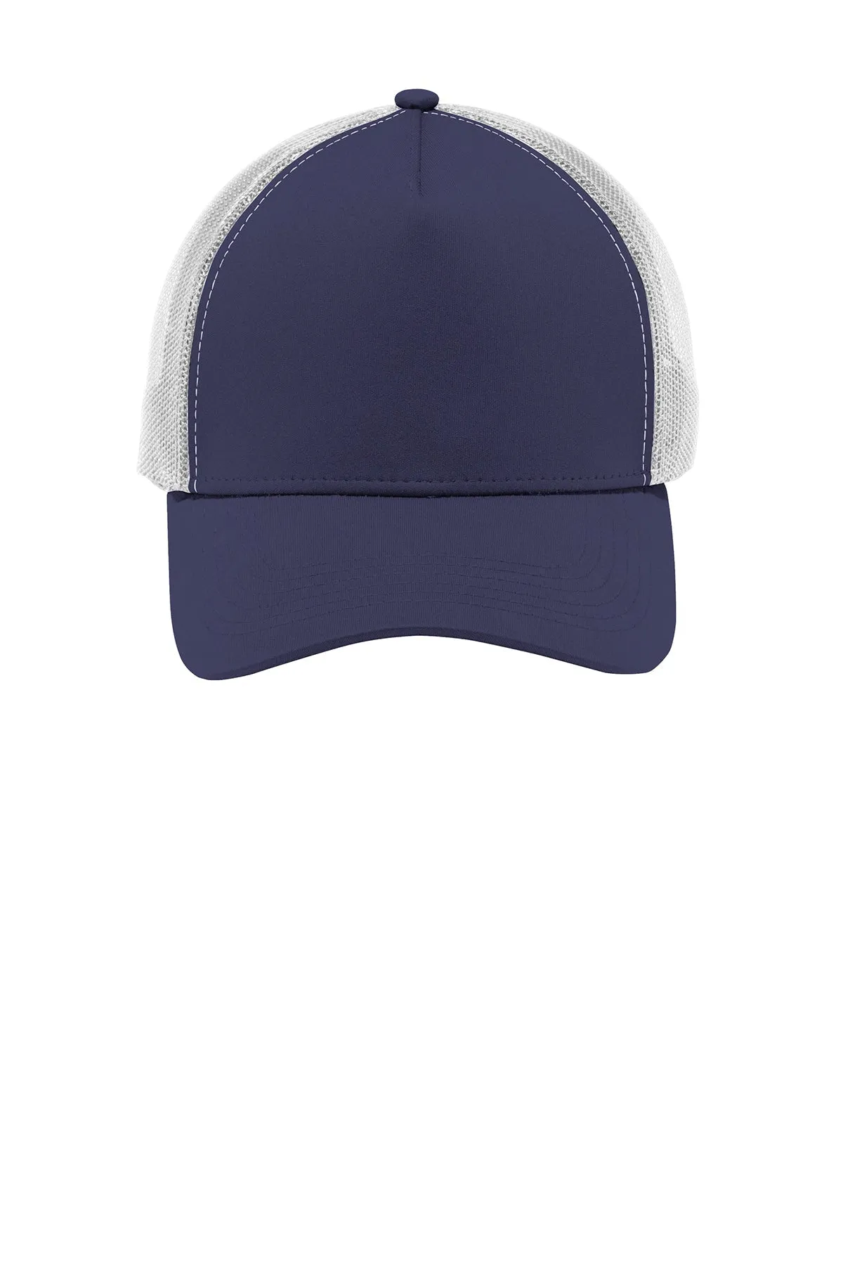 Sport-Tek PosiCharge Competitor Custom Mesh Back Caps, True Navy/ White