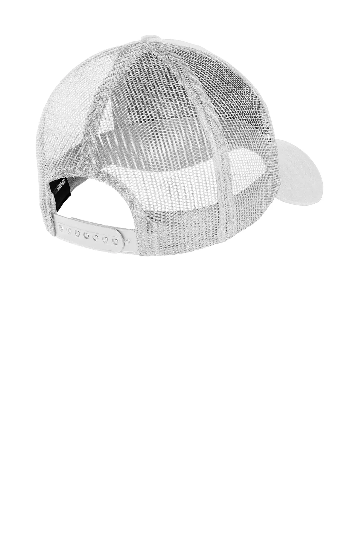 Sport-Tek PosiCharge Competitor Custom Mesh Back Caps, White/ White