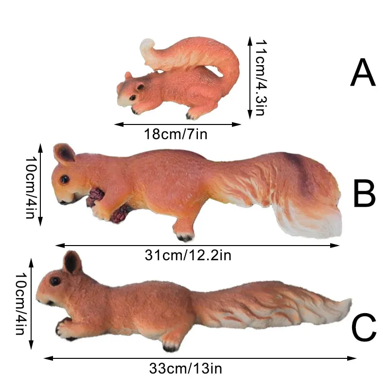 Squirrel Figurine Statues Tree Climber Sculpture Hanging Tree Garden Statue Hugger Decorations Outdoor Gifts Garden Decor Resin