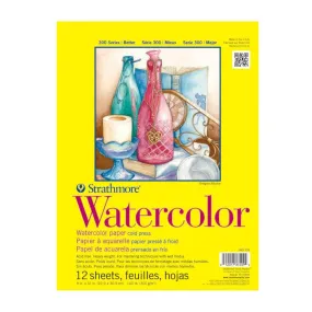 Strathmore 300 Series Watercolour Pad, Cold Press, 9x12"