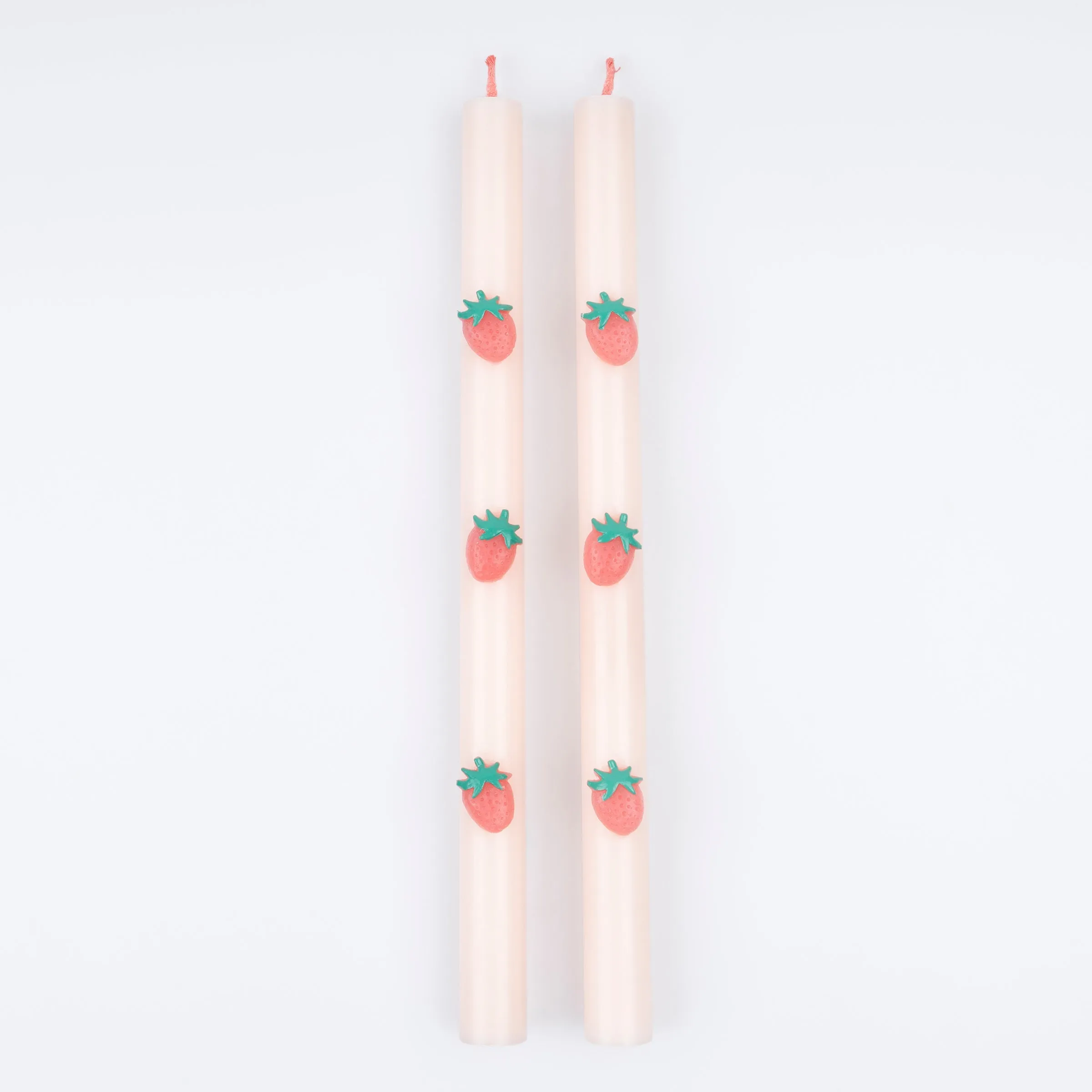 Strawberry Table Candles (x 2)
