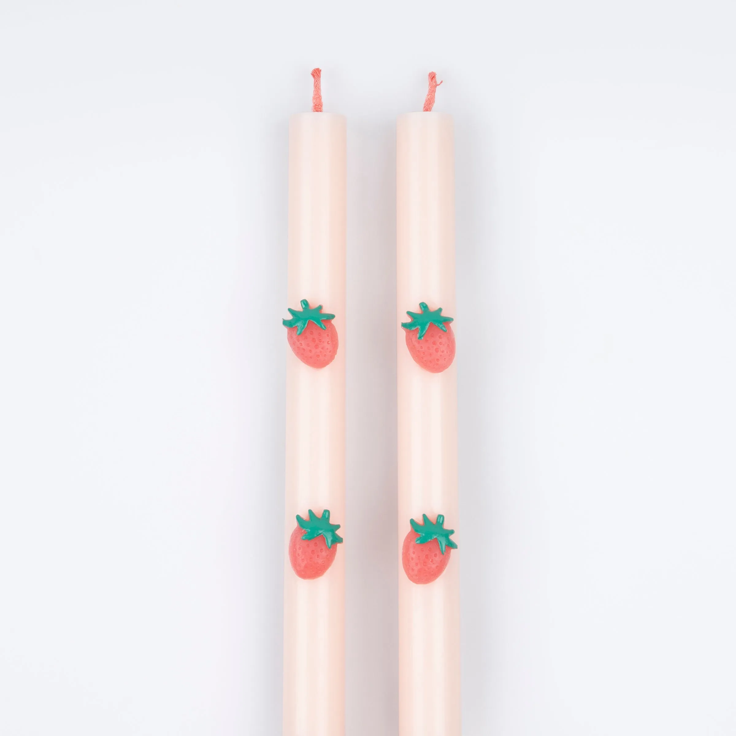 Strawberry Table Candles (x 2)
