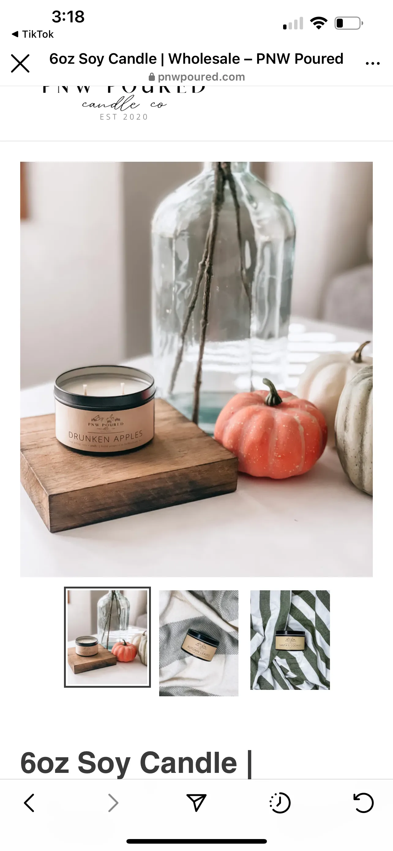 Tea & Ginger candle