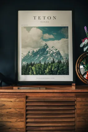 Teton Unframed Artwork