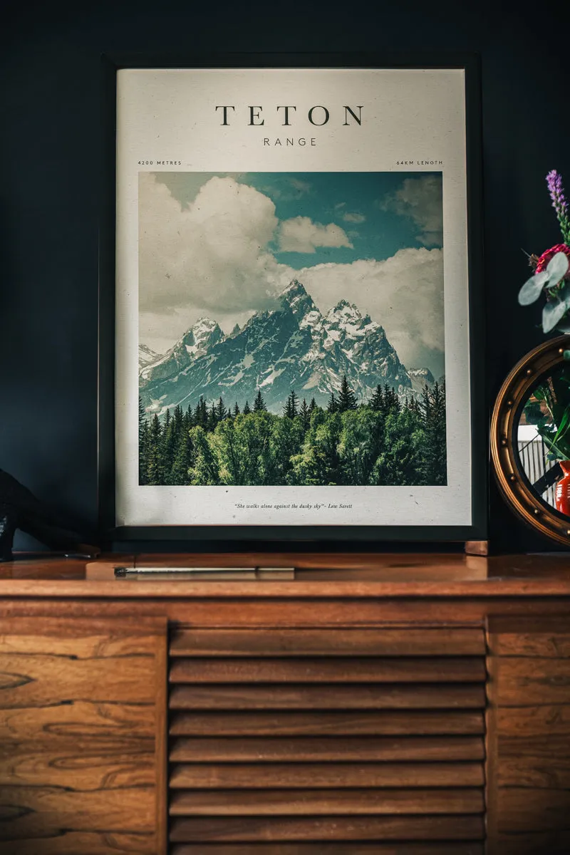 Teton Unframed Artwork