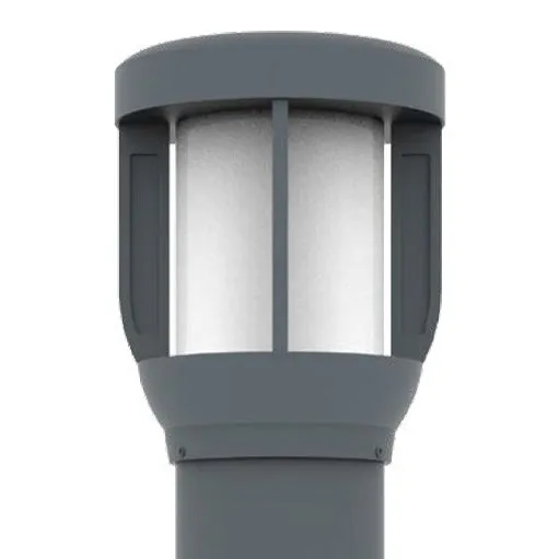 TITAN | AVS-BL019 | Solar Bollard Light | 3.5 Watt | 250 Lumens | 5000K | Solar Panel 6Wc | Lithium Battery 28WH | Installation Height 31.4 Inch | IP65 | Aluminum | 5 Years Warranty