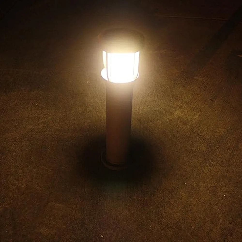TITAN | AVS-BL019 | Solar Bollard Light | 3.5 Watt | 250 Lumens | 5000K | Solar Panel 6Wc | Lithium Battery 28WH | Installation Height 31.4 Inch | IP65 | Aluminum | 5 Years Warranty